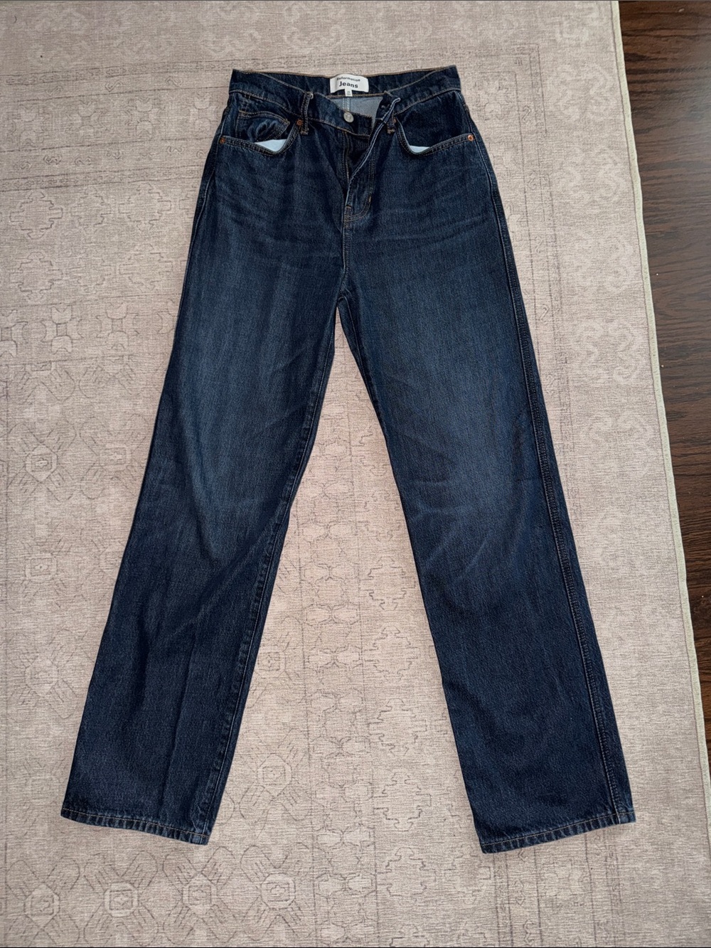 Reformation Straight Dark Blue Women’s Jeans